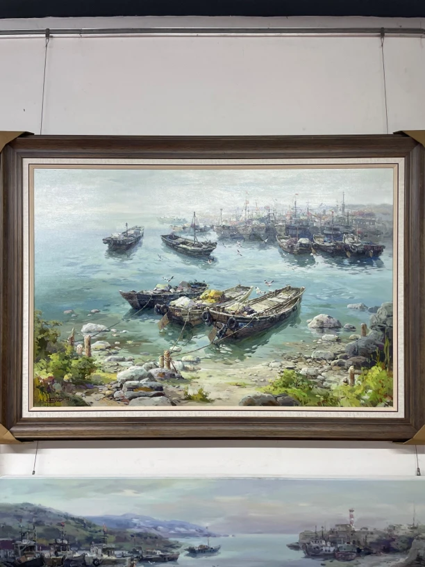 《码头》原创精品画作