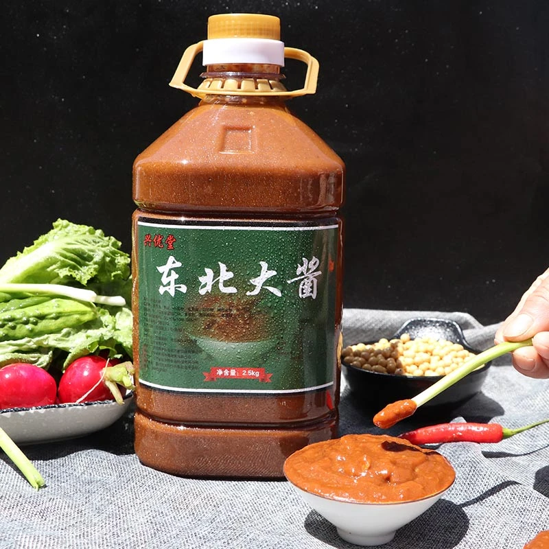 【厂家直发】东北大酱无豆瓣5斤桶装传统工艺咸口酱味浓郁