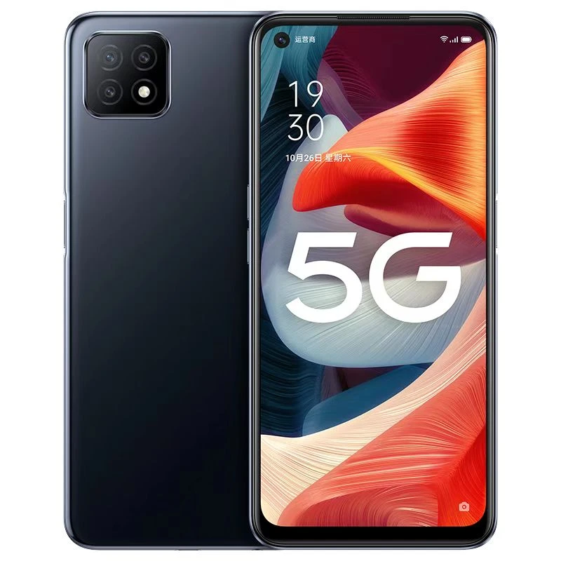 95新 OPPO A53 5G手机 国行正品 全网通轻薄 侧面指纹识别 双卡