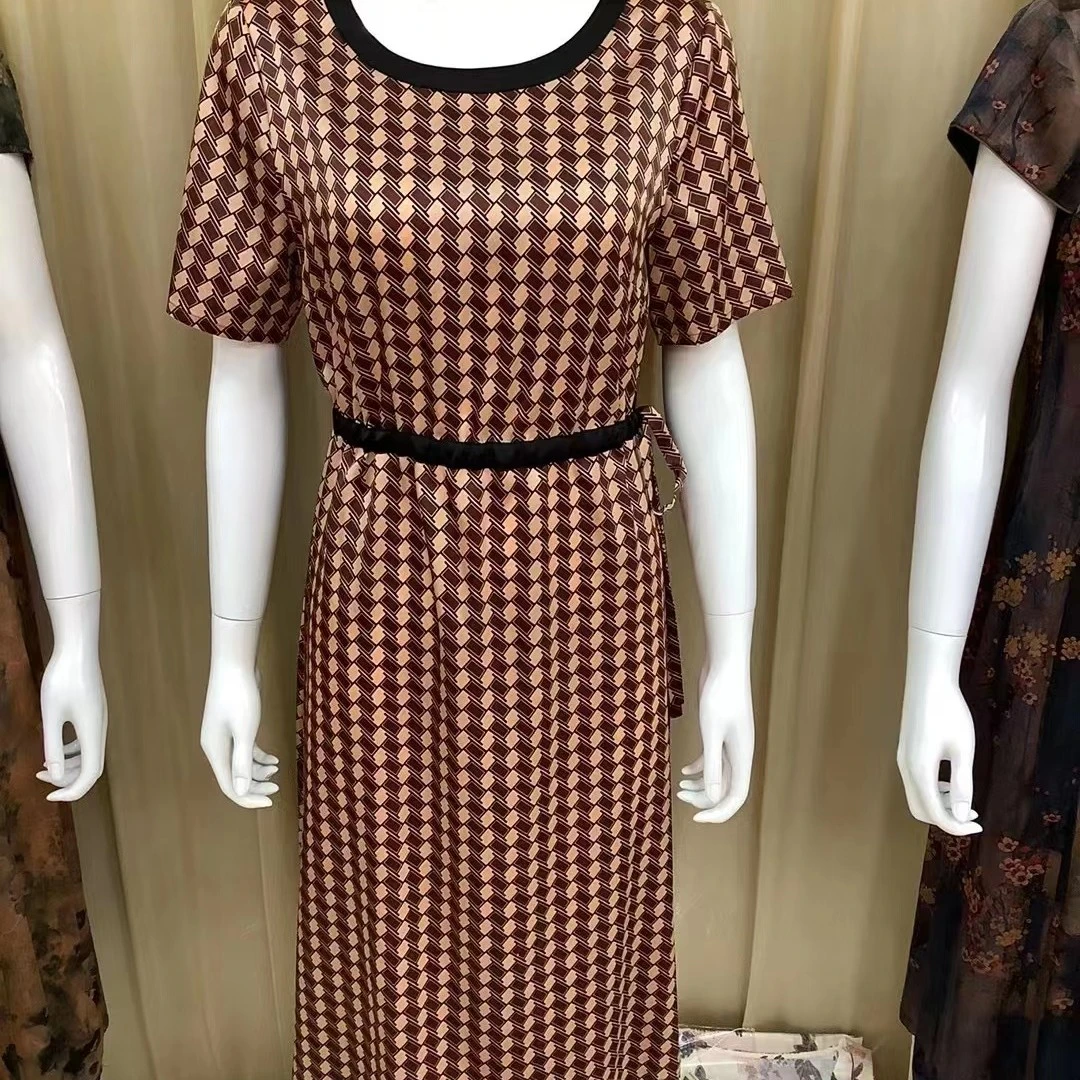 气质显瘦时尚桑蚕丝连衣裙