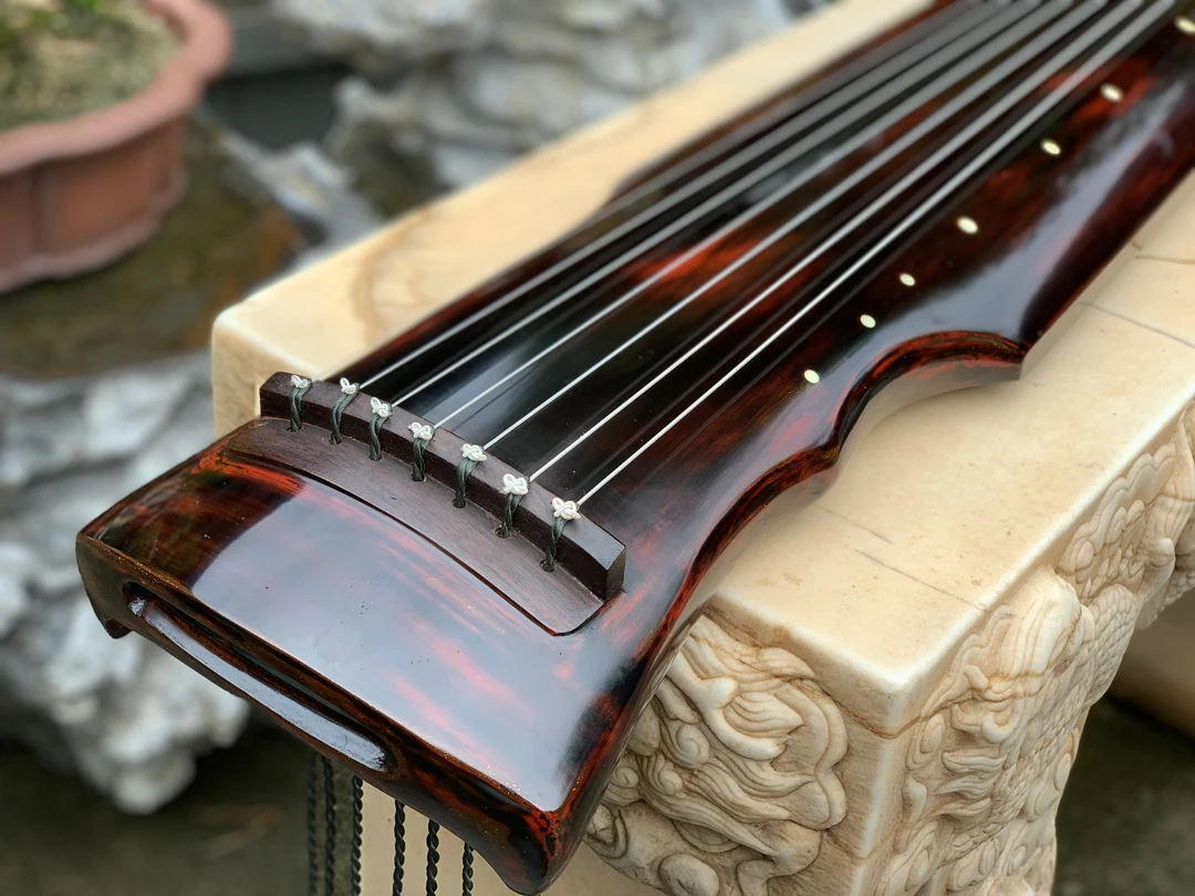 纯生漆老杉木斫制古琴音质稳定 手感舒适 品相精美性价比极高