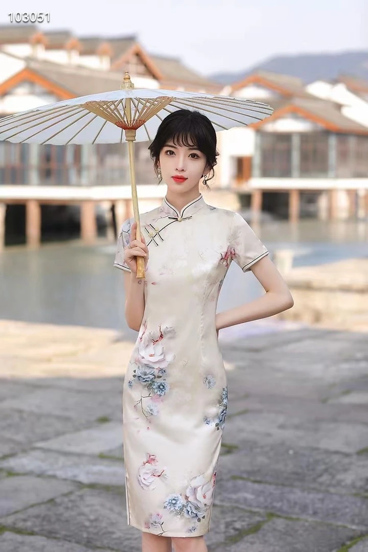 米哆哆（多拍）国风连衣裙