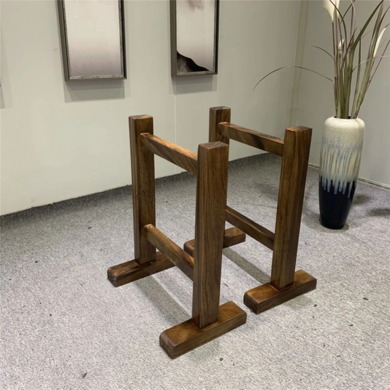 南美胡桃木 工字支架 大板脚架 大板桌脚架 1对