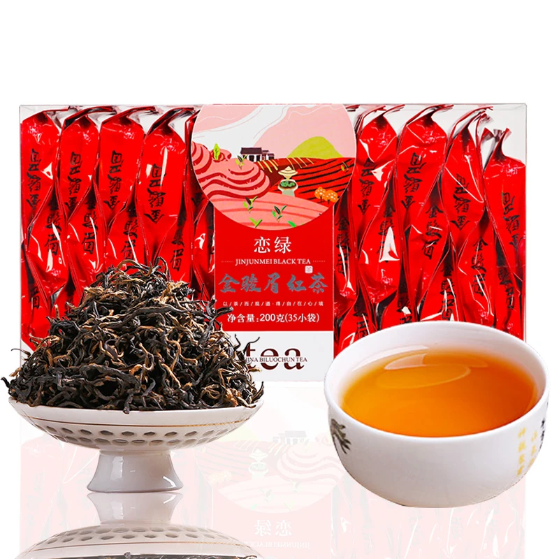 LL/恋绿武夷山金骏眉红茶正宗浓香型红茶散装小泡袋盒装200g/盒