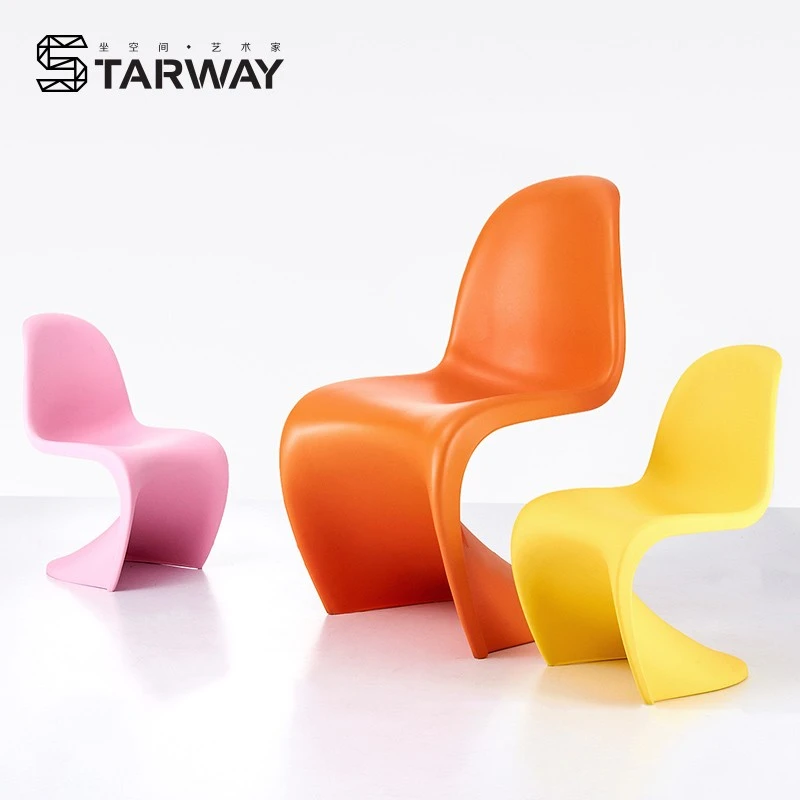 starway/星威网红儿童潘东椅创意简约塑料椅设计师款