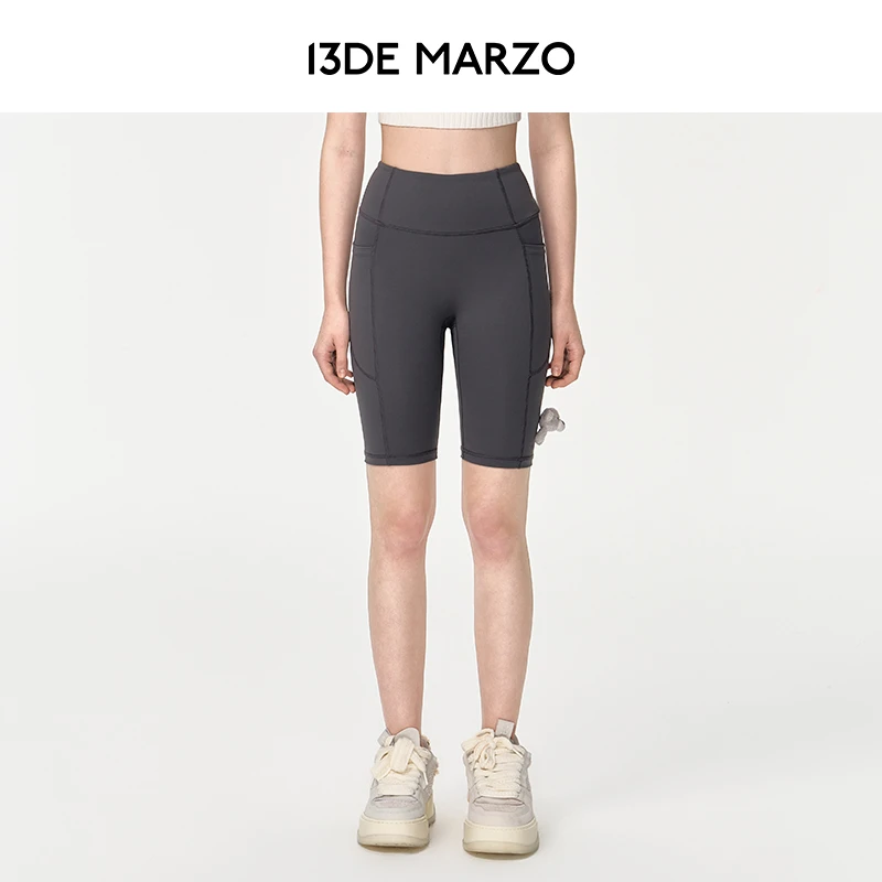 13DE MARZO女士 24春夏新款紧身百搭运动骑行裤时尚休闲打底裤