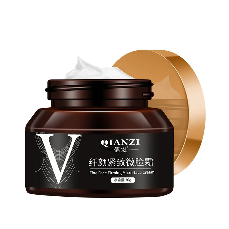 倩滋纤颜微脸霜酵素按摩膏面霜V脸v面霜