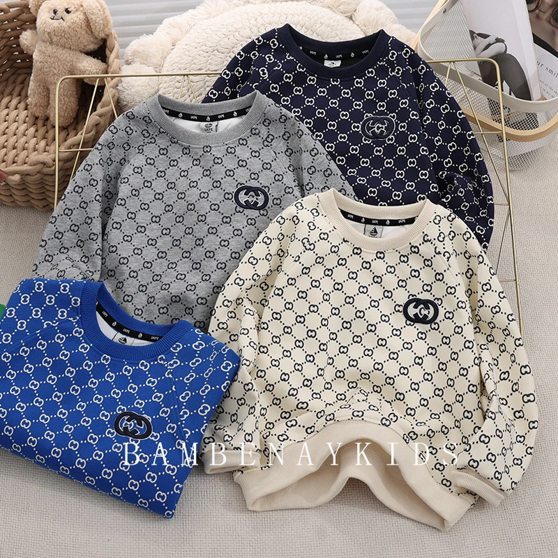 男童卫衣秋装秋新款时尚儿童宝宝潮休闲上衣时尚潮22Q27