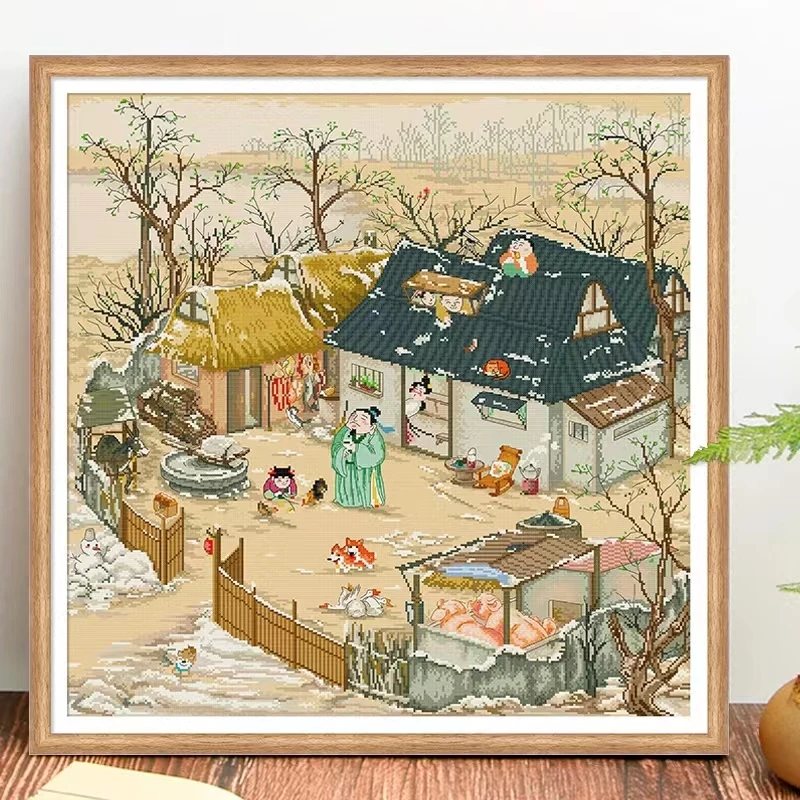 春天十字绣-6581望春风80*80CM65种色