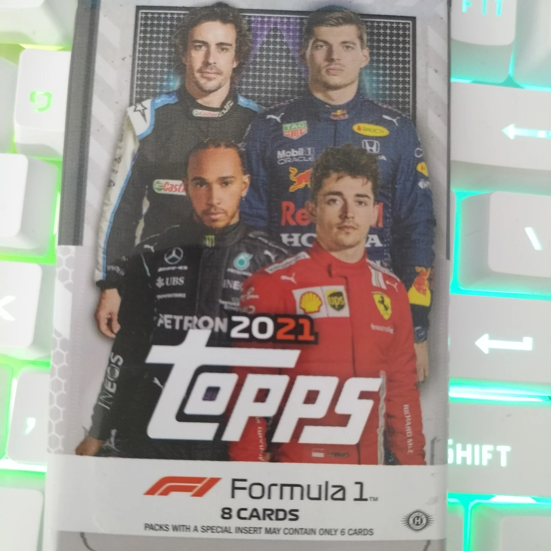 2021F1赛车topps racing 收藏卡盒