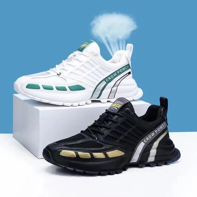 2022夏季新款男鞋透气增高休闲潮鞋