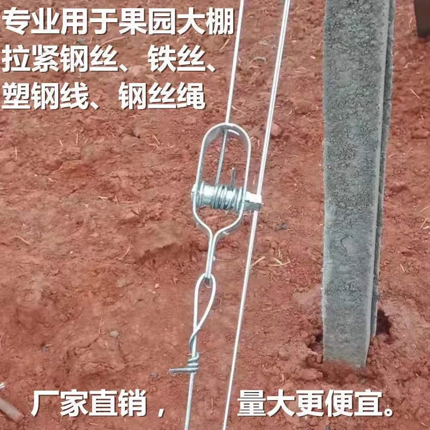 佰宥 钢丝紧线器拉紧器手动紧绳器铁丝收紧器大棚架