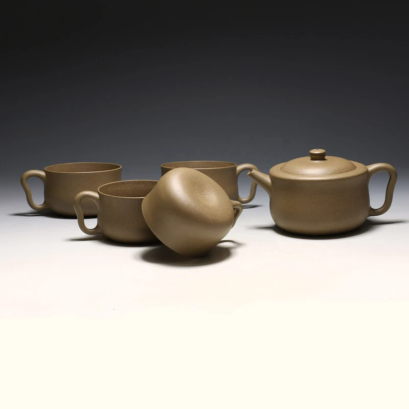 明理茶艺 紫砂壶 宜兴李光明全手工420CC心缘茶具 茶壶