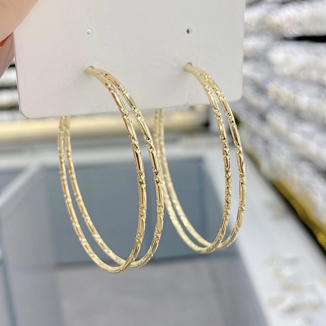 铜合金耳饰 152时尚大方百搭气质耳圈耳环