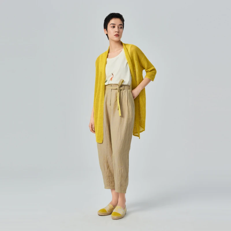 EXCEPTION例外【美拉德】春秋款夏季长开衫系带薄款时尚AB22-C2A04