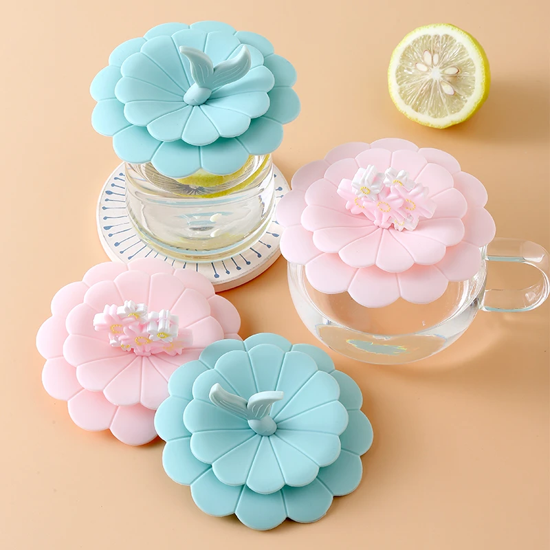 硅胶杯盖通用硅胶食品级马克杯杯盖子单卖水杯子盖防尘早餐杯杯盖