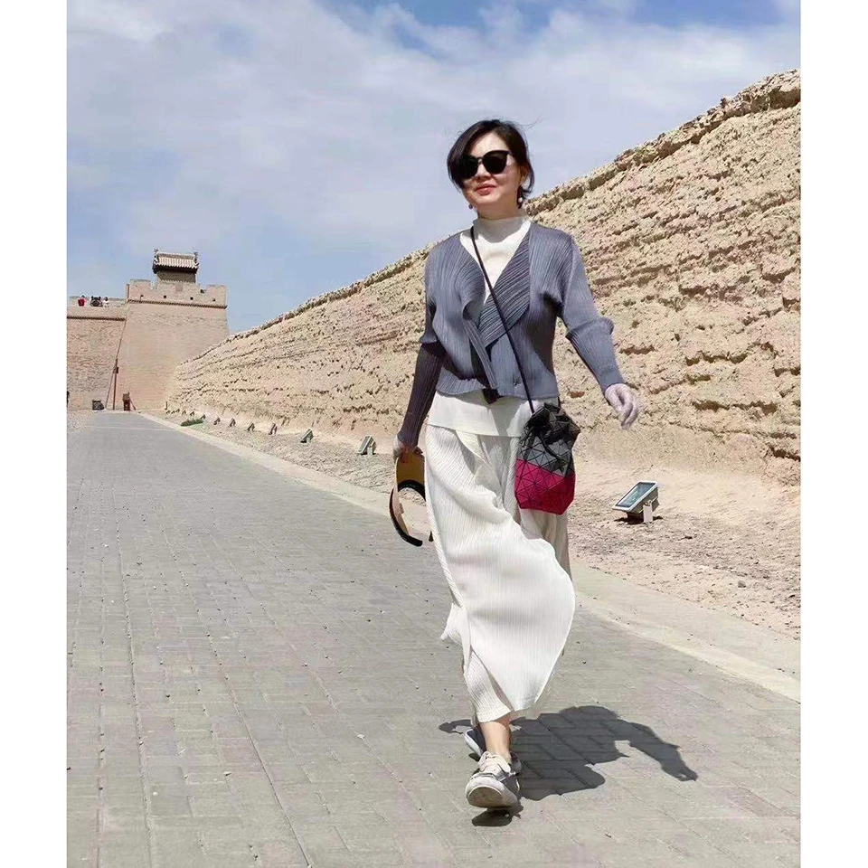 YIWEN-三宅扇形裤AK93 时尚休闲气质女装-3西装