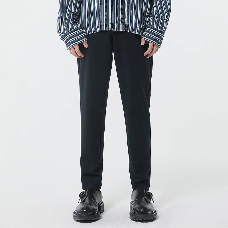 速写男装早秋折扣新品休闲九分裤锥形舒适通勤简约男士9L7E60620
