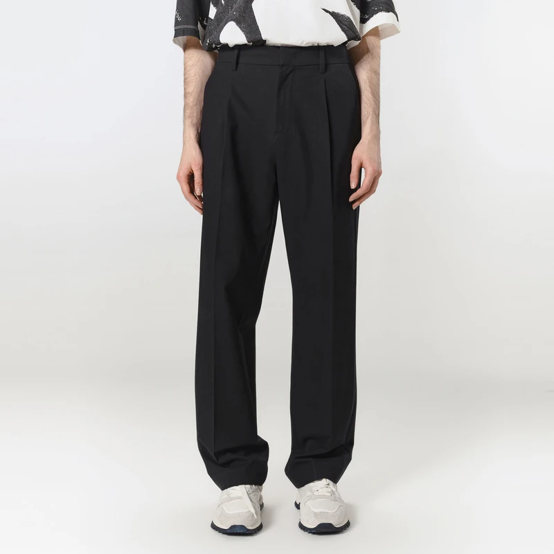 速写男装秋新品长裤休闲通勤直筒宽松9M8E10990