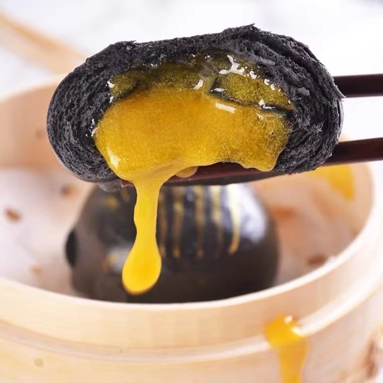 BAOLAODI/包佬第【顺丰包邮】爆汁乌金流沙包270g*2袋12个早餐