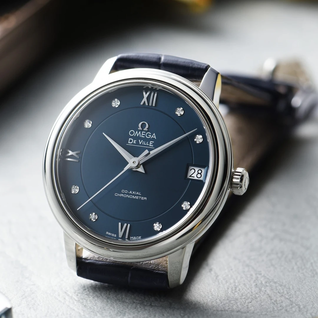 99新 Omega/欧米茄 单表/碟飞/自动机械/女表424.13.33.20.53.001