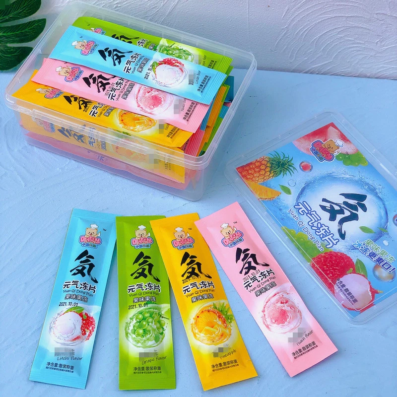 小熊达林元气冻片魔芋蒟蒻零食果冻手撕果板果味