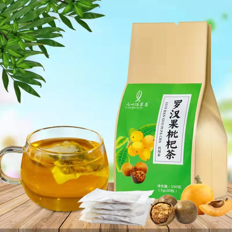 罗汉果枇杷茶袋装草本代用茶优质150g30袋
