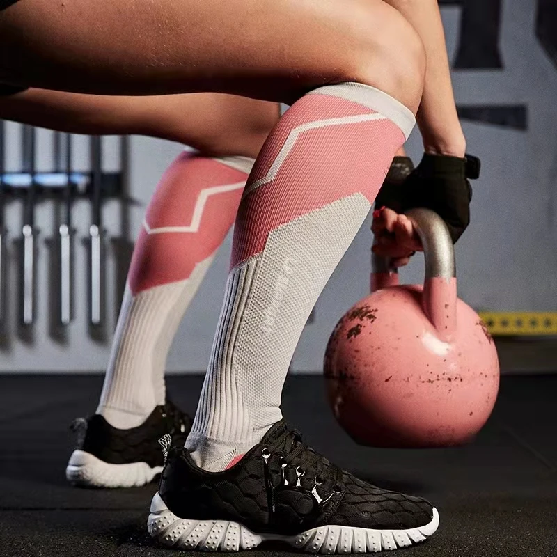 LP SUPPORT小腿运动压缩袜纤细瘦腿足球马拉松跑步健身压力袜专用