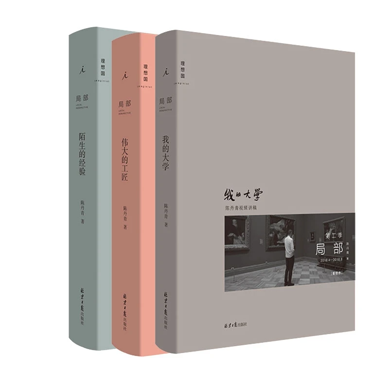 陈丹青局部 全3册 陌生的经验+伟大的工匠+我的大学 艺术绘画思想