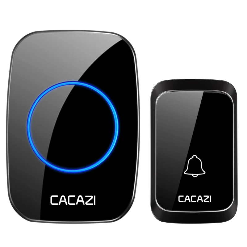 门铃无线家用用电池款直流电全用电池不插电的无线门铃一拖一防水