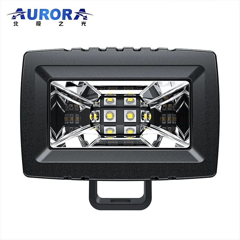 Aurora/北极之光单排泛光灯越野车倒车灯场景灯摩托车led辅助灯