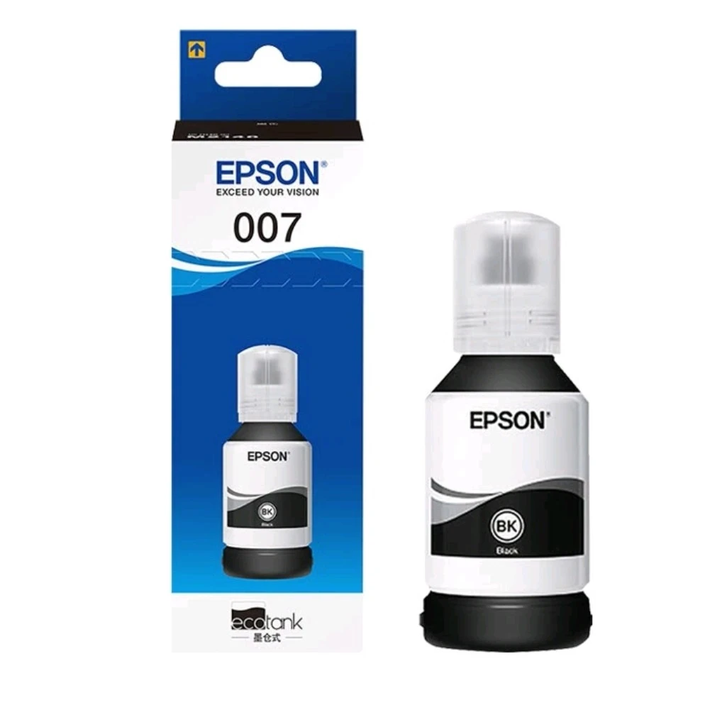 Epson/爱普生007原装黑色墨水瓶适用于M2148/M墨仓式办公