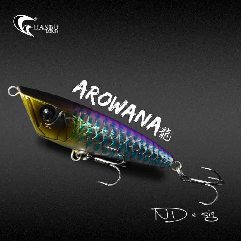 海之宝龙鱼水面系铅笔之字狗波趴远投双钩路亚饵鲈鱼翘嘴拟饵