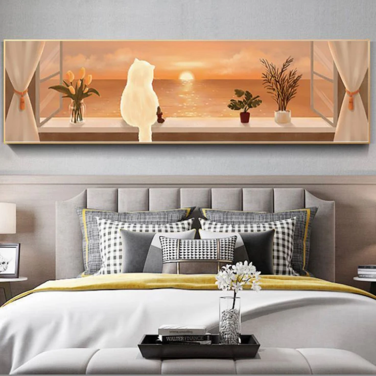 床头画 守护 晶瓷平面