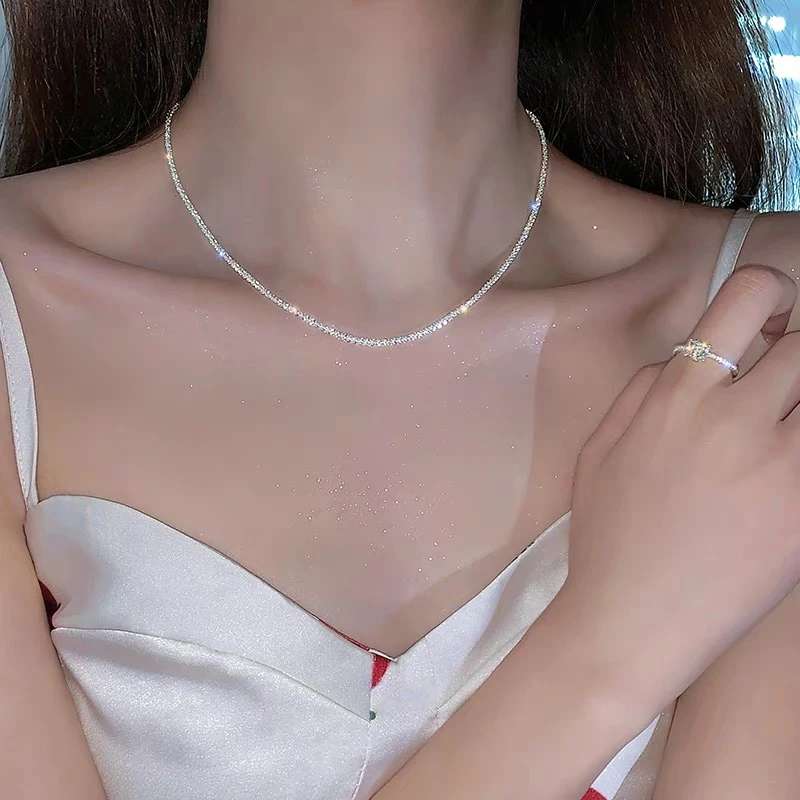 项链 【新品上市】波光粼粼 锁骨链 高级感ins风小众项链
