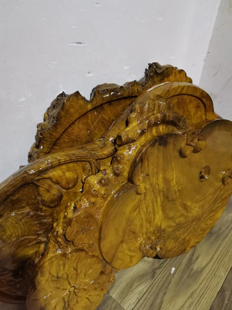 金丝楠木手工茶盘