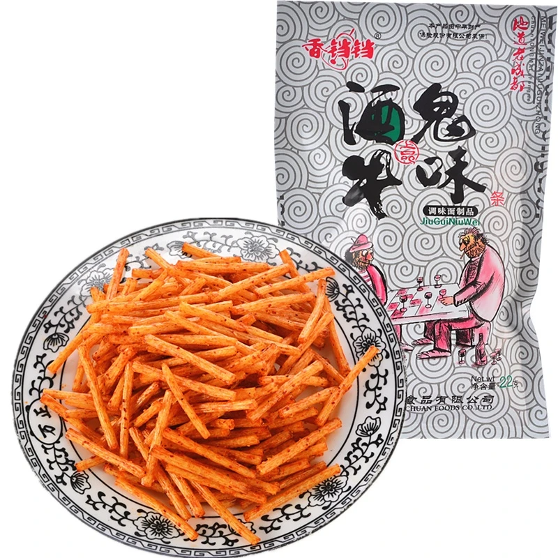 香铛铛 酒鬼牛味条 怀旧小吃零食品辣条即食调味面制品
