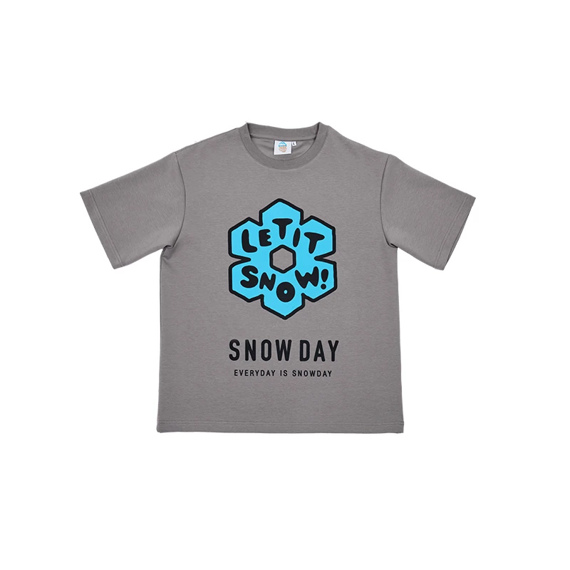SNOWDAY SUMMER 2022雪花印花T恤短袖常规款 混纺系列
