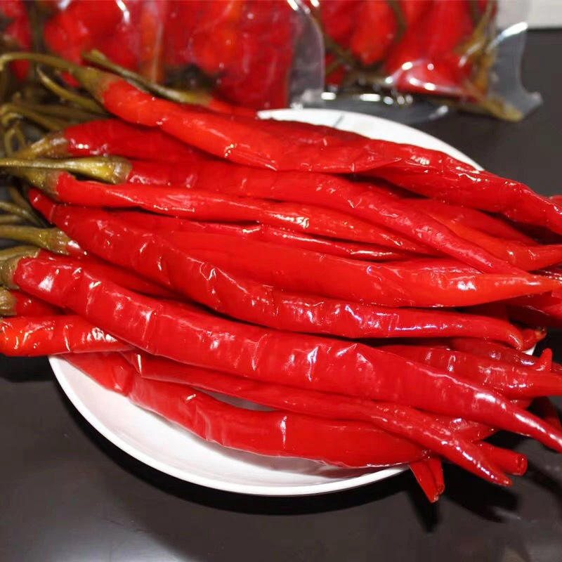 农家自做酸辣椒湖南特产酒浸辣椒老坛泡椒500g/份