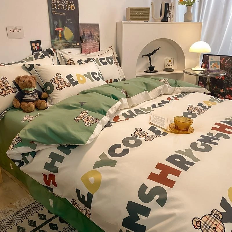 梦彤 （卡通款）高品质60支全棉铂金棉工艺款四件套