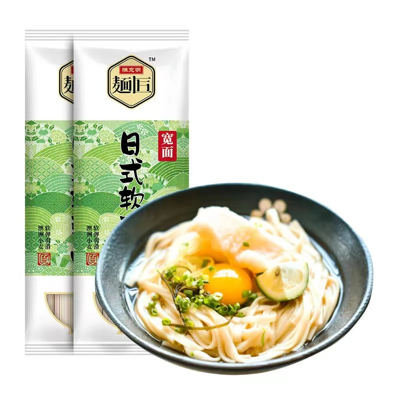 CKM/陈克明陈克明面条澳麦面粉日式软弹面400g劲道低脂宽面细面