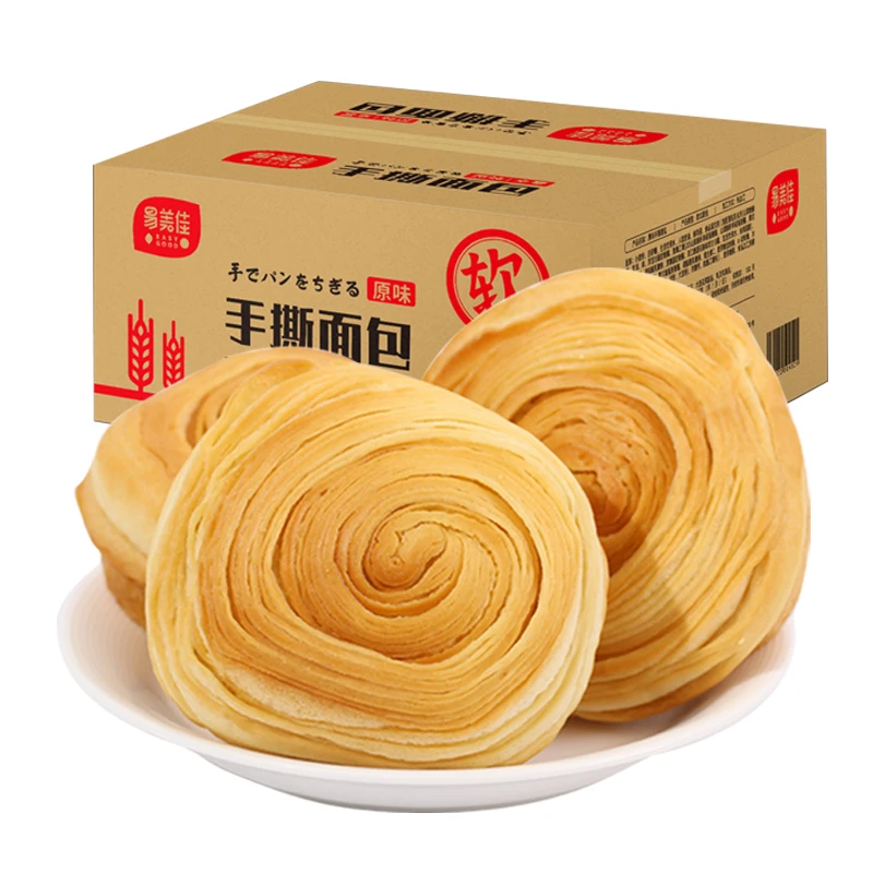易美佳手撕面包500g早餐食品零食整箱