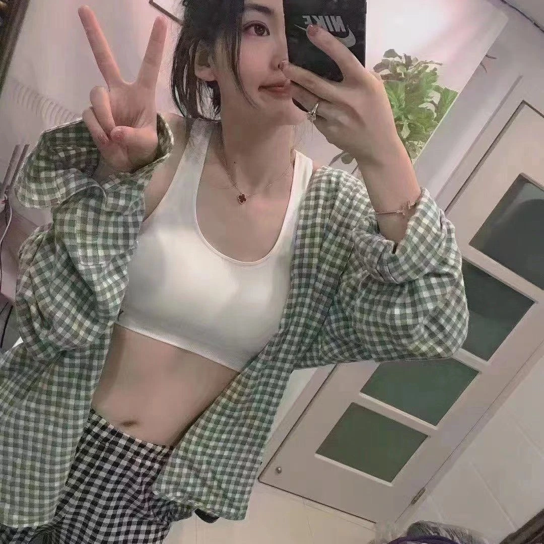 A58三件装瑜伽运动小背心【无垫子】微瑕简装
