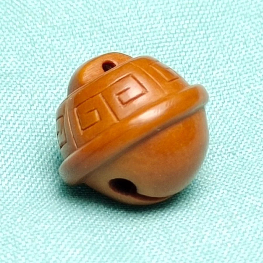 铃铛（纯手工 龙纹桃核雕刻）纯手工泽宝轩核雕