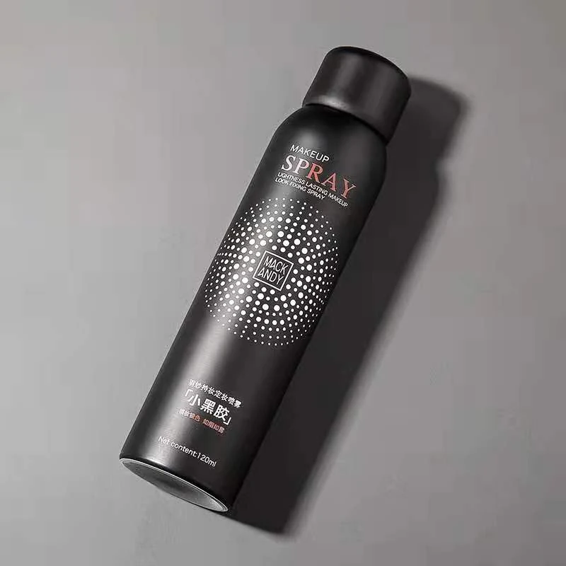 拍一发二小黑胶羽纱持妆喷雾