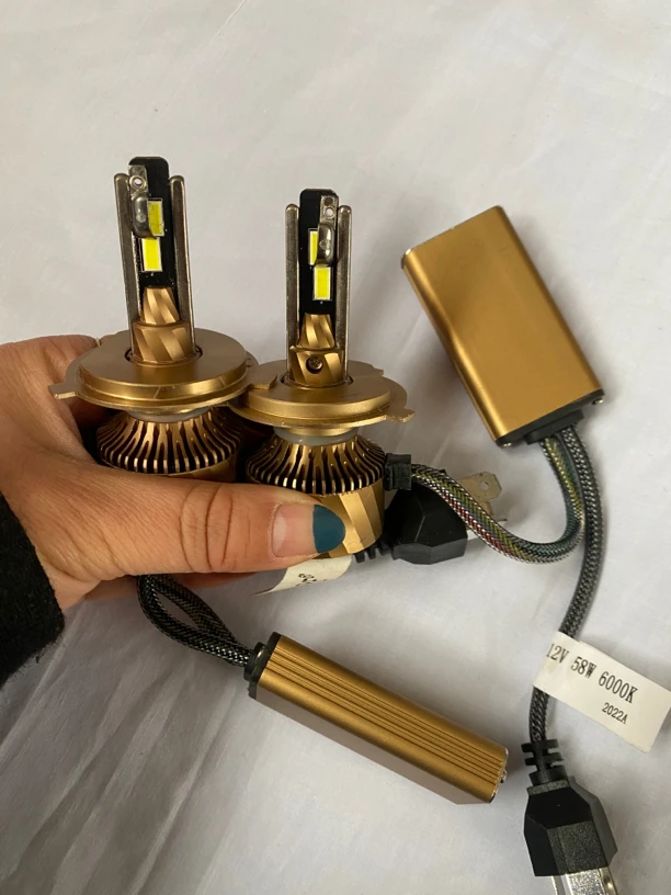 汽车LED远、近光大灯灯泡高亮超聚光任何车型都可以58W12v24v