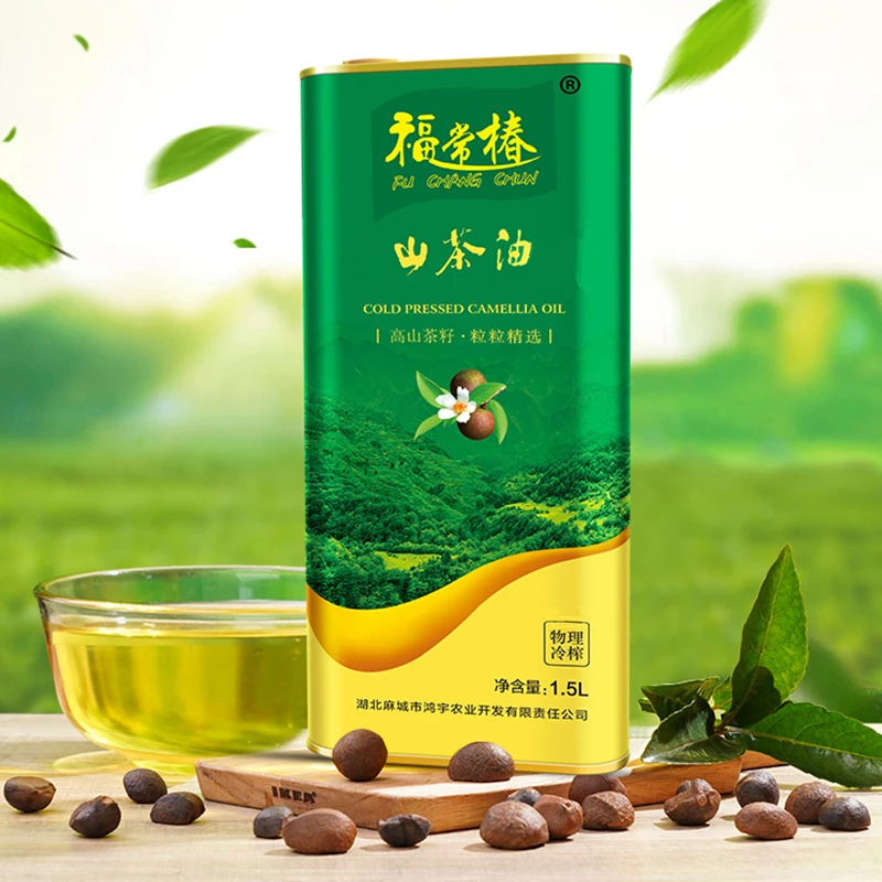 FU CHANG CHUN/福常椿精选高山茶籽物理冷榨山茶油1.5L/提