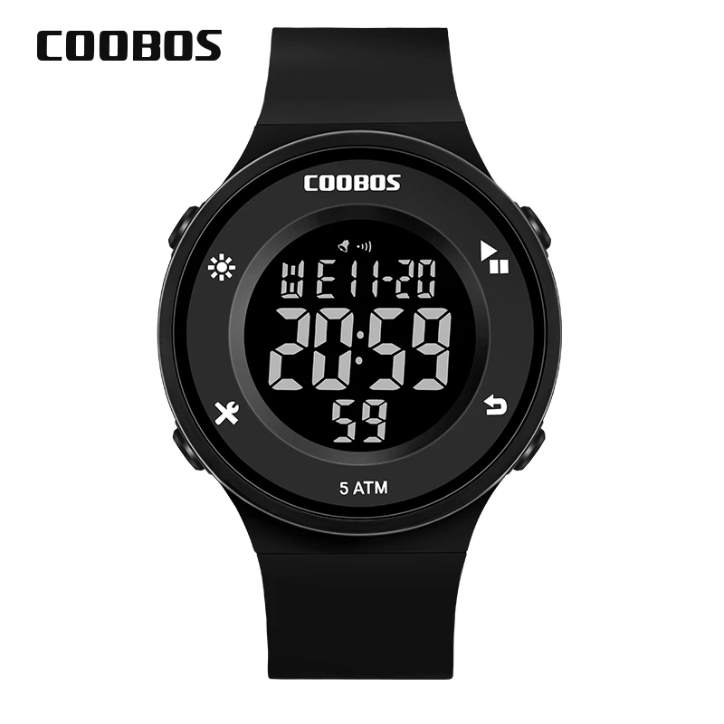 男女学生电子手表初中高中生儿童青少年防水多功能运动新款电子表