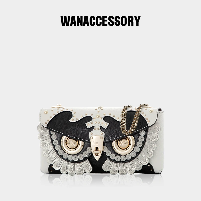 WANACCESSORY黑白铆钉包原创设计师品牌