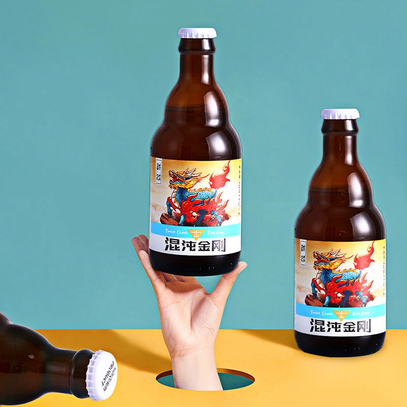 【冲刺年货节】十二混沌金刚精酿啤酒比利时风味白啤296ml*12瓶装
